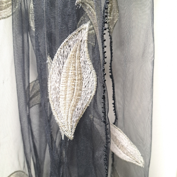 Ladies chiffon long neck scarf, - Picture 6 of 6